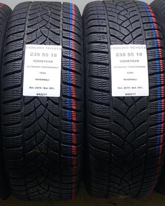 4 GOMME E CERCHI TOYOTA 235 55 18 GOODYEAR BR2217