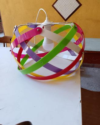 Lampadario colorato