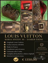 LOUIS VUITTON BORSA SPEEDY 30 - DAMIER ÉBENE