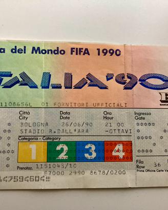 Biglietto Italia 90