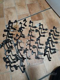 Lotto Manovelle Mulinelli pesca vintage