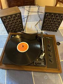 Giradischi Crezar con impianto audio