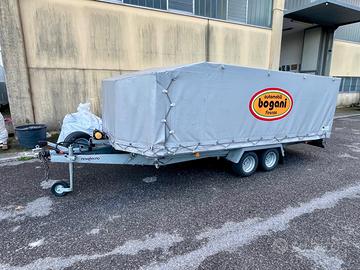 Carrello per auto Novatecno doppio asse 2000kg