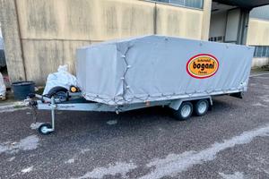 Carrello per auto Novatecno doppio asse 2000kg