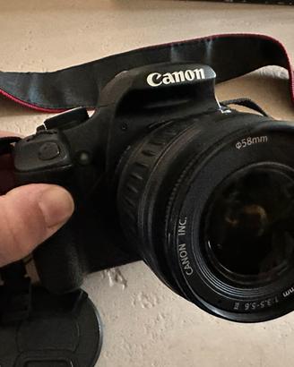 Macchina fotografica Canon eos 500d zaino lowepro