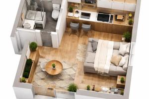 Monolocale ristrutturato a Zara M3/M5