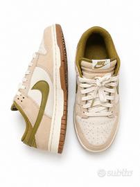 Scarpe Nike Dunk Low Canvas Oil Green
