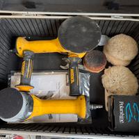 Coppia di lucidratici orbitali Mirka  77 e 125mm