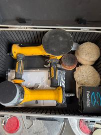 Coppia di lucidratici orbitali Mirka  77 e 125mm