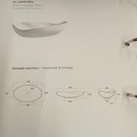 LAVABO SOPRAPIANO NERO IN CERAMICA