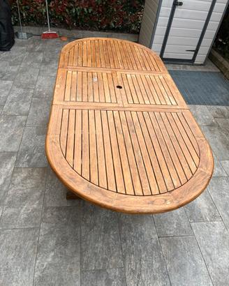 tavolo in teak  240 x 110.