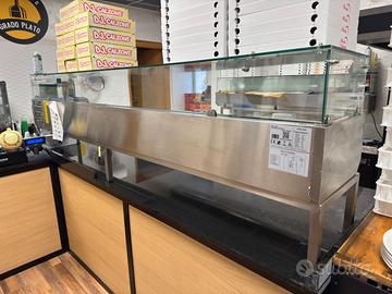 Vetrina porta condimenti pizzeria