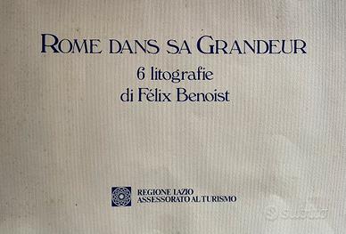 Litografie Rome dans sa grandeur 1988