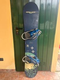 Tavola snowboard Desert Rose + attacchi 153cm