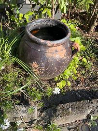 Vecchia giara x arredo giardino