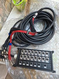 Ciabatta audio (stage box) da 20mt
