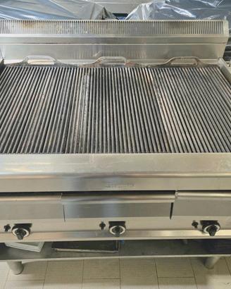 Griglia Grillvapor ad acqua - 3 zone di cottura