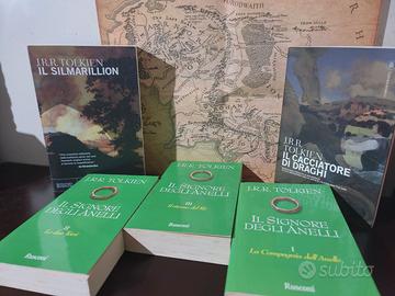 Tolkien Signore degli anelli libri + mappa - Libri e Riviste In vendita a  Roma