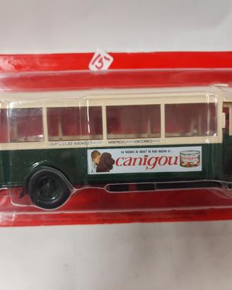 Modellino autobus parigino Renault TN6 C2 del 1934