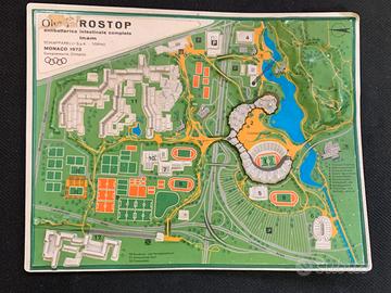 Plastico 3D pubblicitario monaco 1972 grand prix.