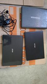 Stock 3 Notebook Acer i5 + Asus i3 8GB + Toshiba