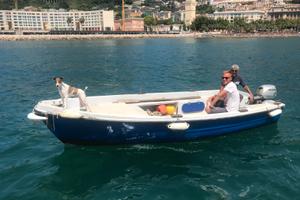 Barca lancia con motore honda 15 c.v. 4 tempi