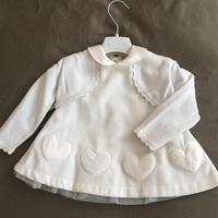 Abitino neonata con scaldacuore taglia 3-6 mesi