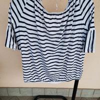 T-shirt a righe Women Essentials taglia XXL