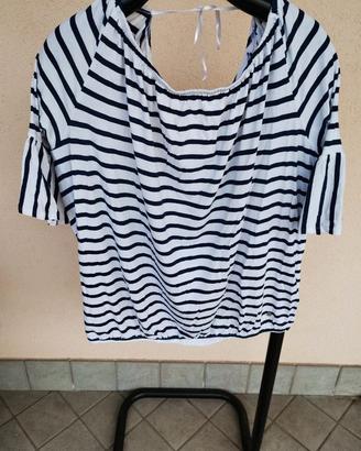 T-shirt a righe Women Essentials taglia XXL