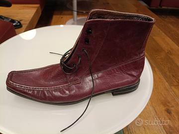 Stivaletti in pelle con lacci NUOVI