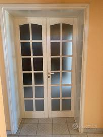 Porte in legno massello douglas laccate bianco