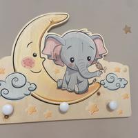 Appendiabiti per bambini in legno