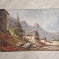 dipinto a olio su tela