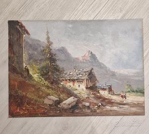 dipinto a olio su tela