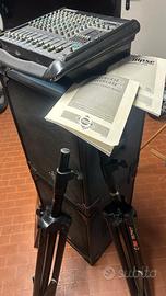 impianto audio amplificato