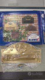 Buca lettere in ottone massiccio 
