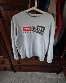 felpa diesel bianca 