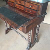 SCRITTOIO DELLA META' 800 IN MOGANO