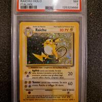 Pokemon raichu bs14 psa7 ita