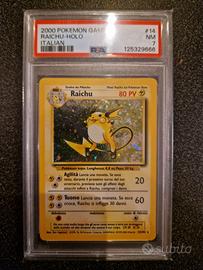 Pokemon raichu bs14 psa7 ita