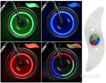 Luci LED Ruota Bici Effetto Ring Multicolore