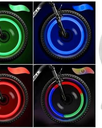 Luci LED Ruota Bici Effetto Ring Multicolore