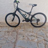 bicicletta atala invader 24" nera e verde