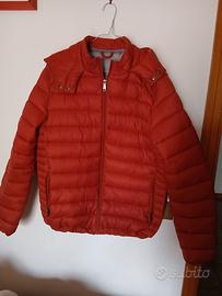 Piumino arancione cotton e silk