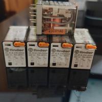Relè ad innesto 230 V/AC 10 A 2 scambi 1 set 5 PZ