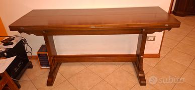tavolo legno arte povera allargabile