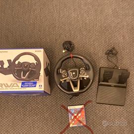 volante di gioco ps4 + pedaliera