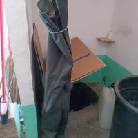 stivali a coscia di plastica