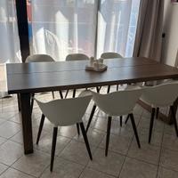 Tavolo IKEA Mörbylanga 220 cm + 6 sedie Grönsta