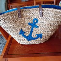 borsa mare di paglia